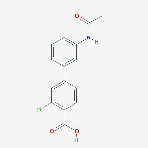 4-(3-Acetylaminophenyl)-2-chlorobenzoic acid, 95%