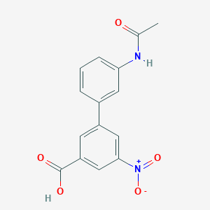 3-(3-Acetylaminophenyl)-5-nitrobenzoic acid, 95%