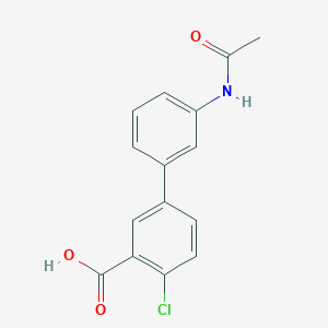 5-(3-Acetylaminophenyl)-2-chlorobenzoic acid, 95%