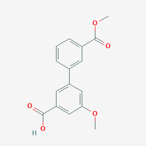 3-(3-Methoxycarbonylphenyl)-5-methoxybenzoic acid, 95%