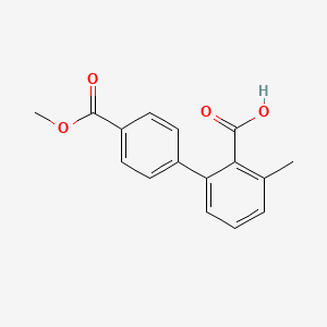 2-(4-Methoxycarbonylphenyl)-6-methylbenzoic acid, 95%