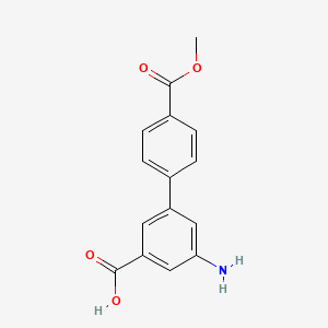 3-Amino-5-(4-methoxycarbonylphenyl)benzoic acid, 95%