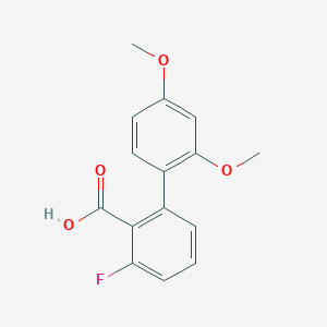 2-(2,4-Dimethoxyphenyl)-6-fluorobenzoic acid, 95%