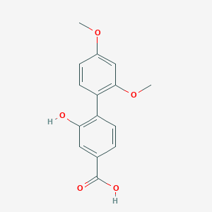 4-(2,4-Dimethoxyphenyl)-3-hydroxybenzoic acid, 95%