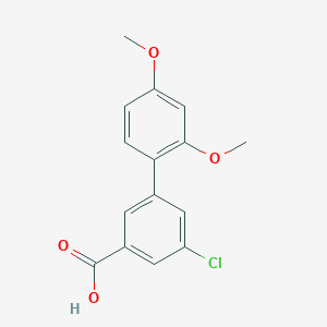 5-Chloro-3-(2,4-dimethoxyphenyl)benzoic acid, 95%