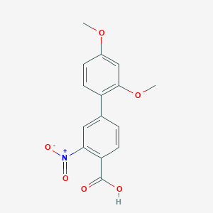 4-(2,4-Dimethoxyphenyl)-2-nitrobenzoic acid, 95%