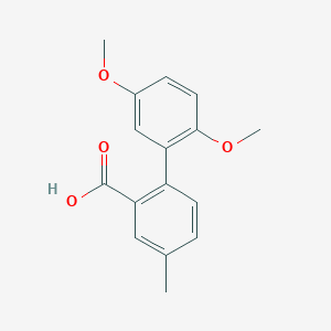 2-(2,5-Dimethoxyphenyl)-5-methylbenzoic acid, 95%