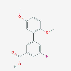 3-(2,5-Dimethoxyphenyl)-5-fluorobenzoic acid, 95%