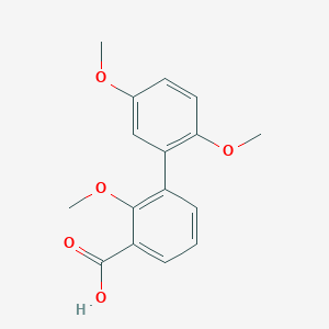 3-(2,5-Dimethoxyphenyl)-2-methoxybenzoic acid, 95%