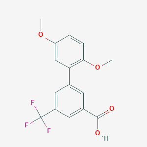 3-(2,5-Dimethoxyphenyl)-5-trifluoromethylbenzoic acid