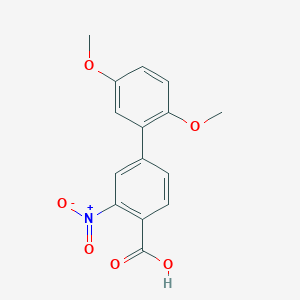 4-(2,5-Dimethoxyphenyl)-2-nitrobenzoic acid, 95%