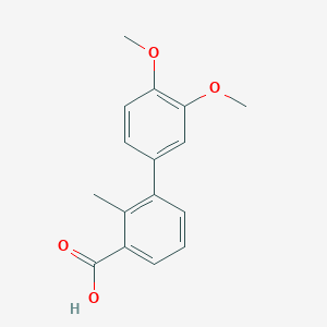 3-(3,4-Dimethoxyphenyl)-2-methylbenzoic acid