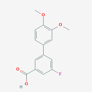 3-(3,4-Dimethoxyphenyl)-5-fluorobenzoic acid, 95%