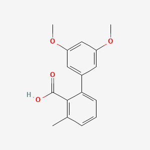 2-(3,5-Dimethoxyphenyl)-6-methylbenzoic acid