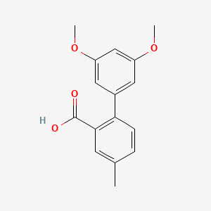 2-(3,5-Dimethoxyphenyl)-5-methylbenzoic acid, 95%