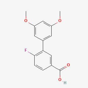 3-(3,5-Dimethoxyphenyl)-4-fluorobenzoic acid, 95%