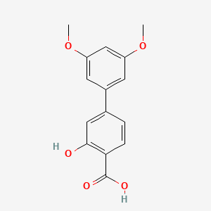 4-(3,5-Dimethoxyphenyl)-2-hydroxybenzoic acid, 95%