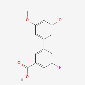 3-(3,5-Dimethoxyphenyl)-5-fluorobenzoic acid, 95%