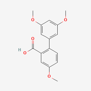 2-(3,5-Dimethoxyphenyl)-5-methoxybenzoic acid