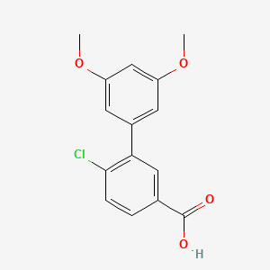 4-Chloro-3-(3,5-dimethoxyphenyl)benzoic acid