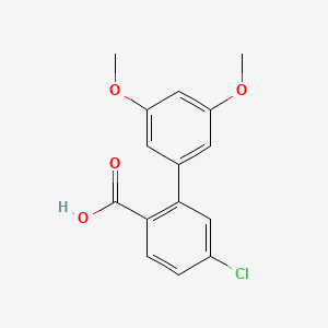 4-Chloro-2-(3,5-dimethoxyphenyl)benzoic acid