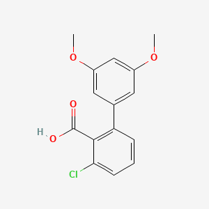 6-Chloro-2-(3,5-dimethoxyphenyl)benzoic acid, 95%