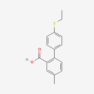 2-(4-Ethylthiophenyl)-5-methylbenzoic acid