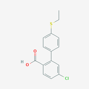 4-Chloro-2-(4-ethylthiophenyl)benzoic acid