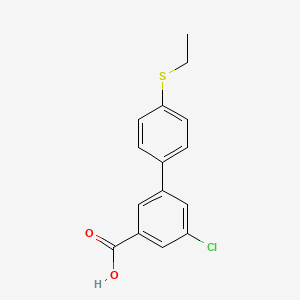 5-Chloro-3-(4-ethylthiophenyl)benzoic acid