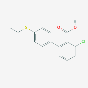 6-Chloro-2-(4-ethylthiophenyl)benzoic acid