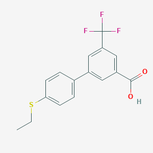 3-(4-Ethylthiophenyl)-5-trifluoromethylbenzoic acid