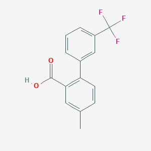 5-Methyl-2-(3-trifluoromethylphenyl)benzoic acid, 95%