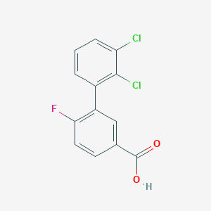 3-(2,3-Dichlorophenyl)-4-fluorobenzoic acid, 95%