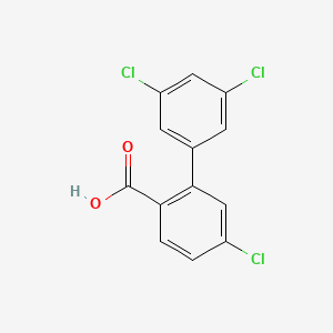 4-Chloro-2-(3,5-dichlorophenyl)benzoic acid, 95%