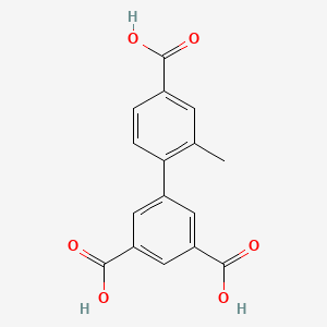 molecular formula C16H12O6 B6410185 4-(3,5-Dicarboxyphenyl)-3-methylbenzoic acid, 95% CAS No. 1262010-73-0