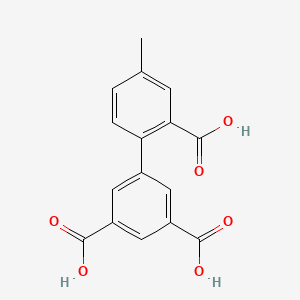 molecular formula C16H12O6 B6410211 2-(3,5-Dicarboxyphenyl)-5-methylbenzoic acid, 95% CAS No. 1261916-62-4