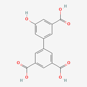 molecular formula C15H10O7 B6410253 3-(3,5-Dicarboxyphenyl)-5-hydroxybenzoic acid, 95% CAS No. 1261893-74-6
