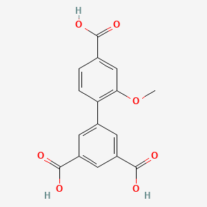 molecular formula C16H12O7 B6410259 4-(3,5-Dicarboxyphenyl)-3-methoxybenzoic acid, 95% CAS No. 1261914-76-4