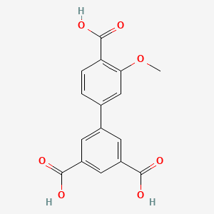 molecular formula C16H12O7 B6410271 4-(3,5-Dicarboxyphenyl)-2-methoxybenzoic acid, 95% CAS No. 1261916-86-2