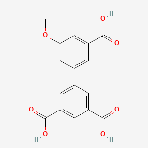 molecular formula C16H12O7 B6410283 3-(3,5-Dicarboxyphenyl)-5-methoxybenzoic acid, 95% CAS No. 1261977-81-4