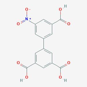 molecular formula C15H9NO8 B6410309 3-(3,5-Dicarboxyphenyl)-5-nitrobenzoic acid, 95% CAS No. 1261984-89-7