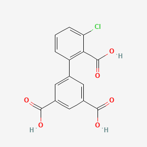 6-Chloro-2-(3,5-dicarboxyphenyl)benzoic acid, 95%