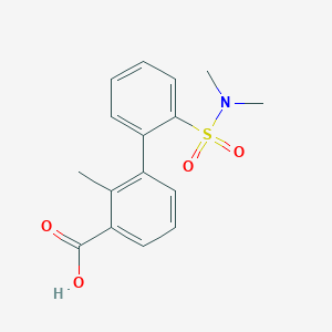 3-(2-N,N-Dimethylsulfamoylphenyl)-2-methylbenzoic acid, 95%