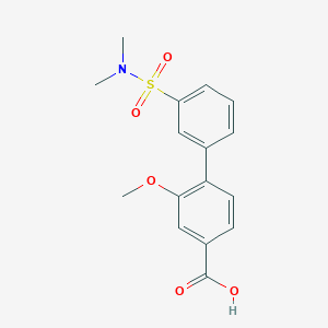 4-(3-N,N-Dimethylsulfamoylphenyl)-3-methoxybenzoic acid, 95%