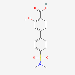 4-(4-N,N-Dimethylsulfamoylphenyl)-2-hydroxybenzoic acid, 95%