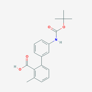 2-(3-BOC-Aminophenyl)-6-methylbenzoic acid, 95%