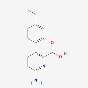 6-Amino-3-(4-ethylphenyl)picolinic acid, 95%