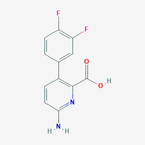 6-Amino-3-(3,4-difluorophenyl)picolinic acid, 95%