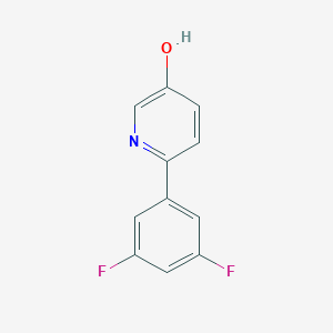 2-(3,5-Difluorophenyl)-5-hydroxypyridine, 95%