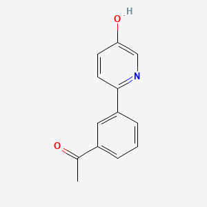 2-(3-Acetylphenyl)-5-hydroxypyridine, 95%